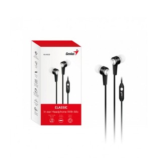 Genius HS-M 228 audífonos negros con micrófono