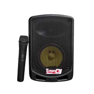 Pro Dj PORTABLE6 V1 cabina portátil con micrófono, parlante de 6,5"