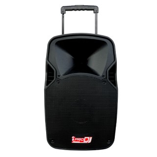 Pro Dj PS12A-MP3-B cabina recargable portátil, potencia de 145W, woofer de 12".